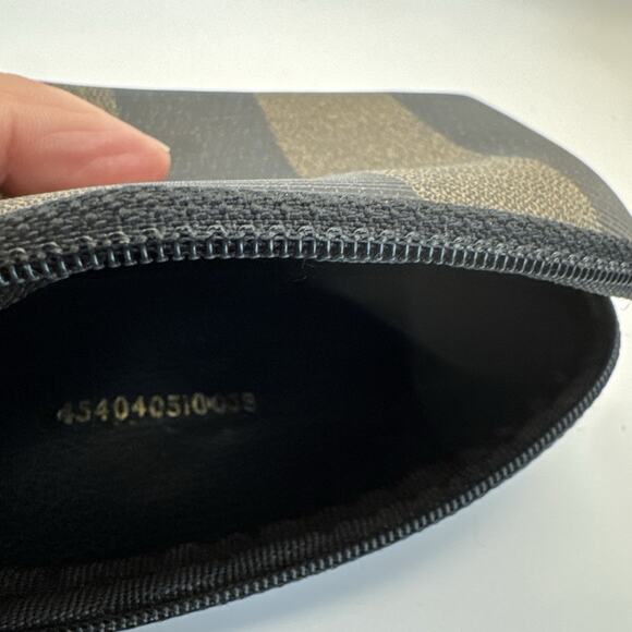 Fendi 80's Vintage Pequin Cosmetic bag 4x6 w/ Certificate of Auth PRISTINE cond - Picture 8 of 13